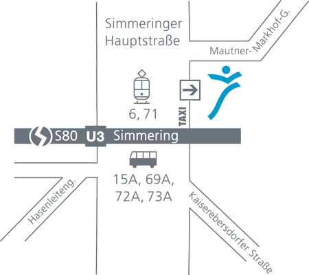 Wegbeschreibung Standort Wien Simmering